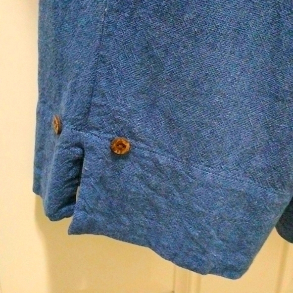 White Stag Denim Blue Sleeveless Pantsuit Size Small - Picture 7 of 9